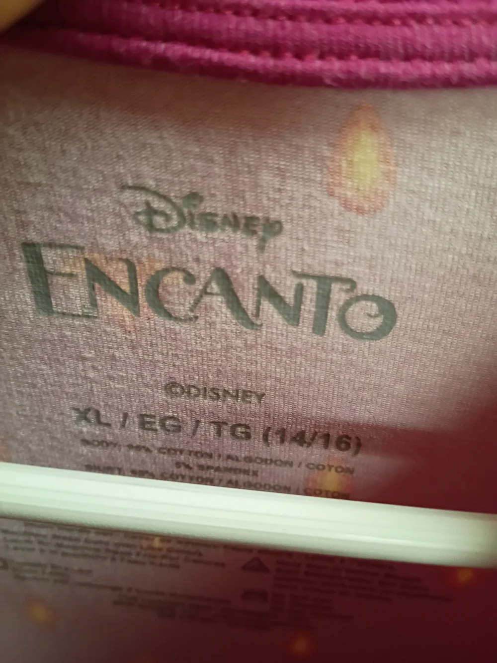 Disney Encanto Girls' Pink Graphic Top
